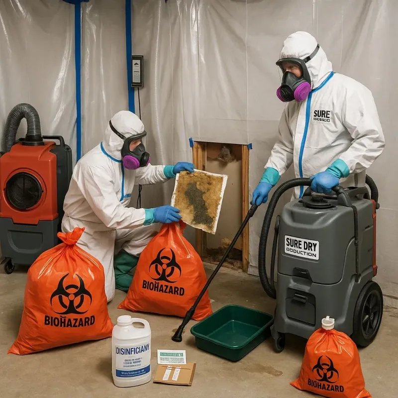 Contaminated Water Handling Protocols process in Oakport, MN