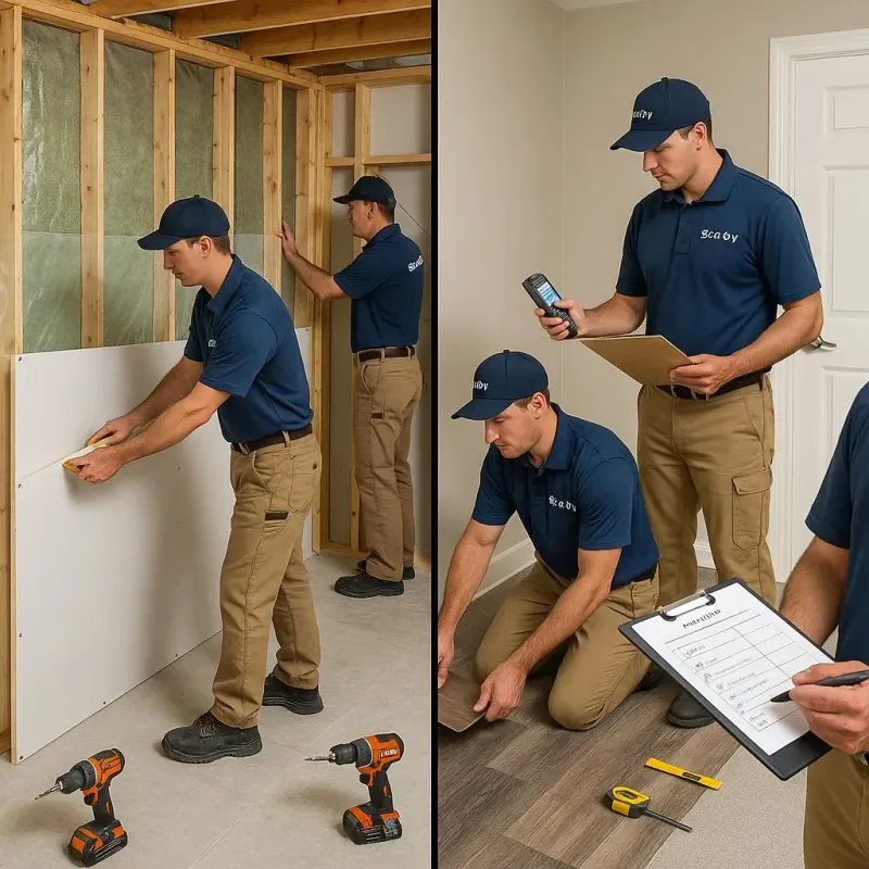 Repairs and Reconstruction process in Oakport, MN